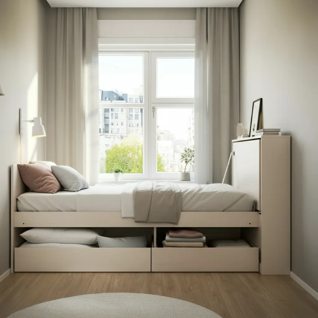 How to Create Storage in a Small Bedroom: Smart Solutions for Every Inch 4 Multi-Functional Furniture for Double the Value
