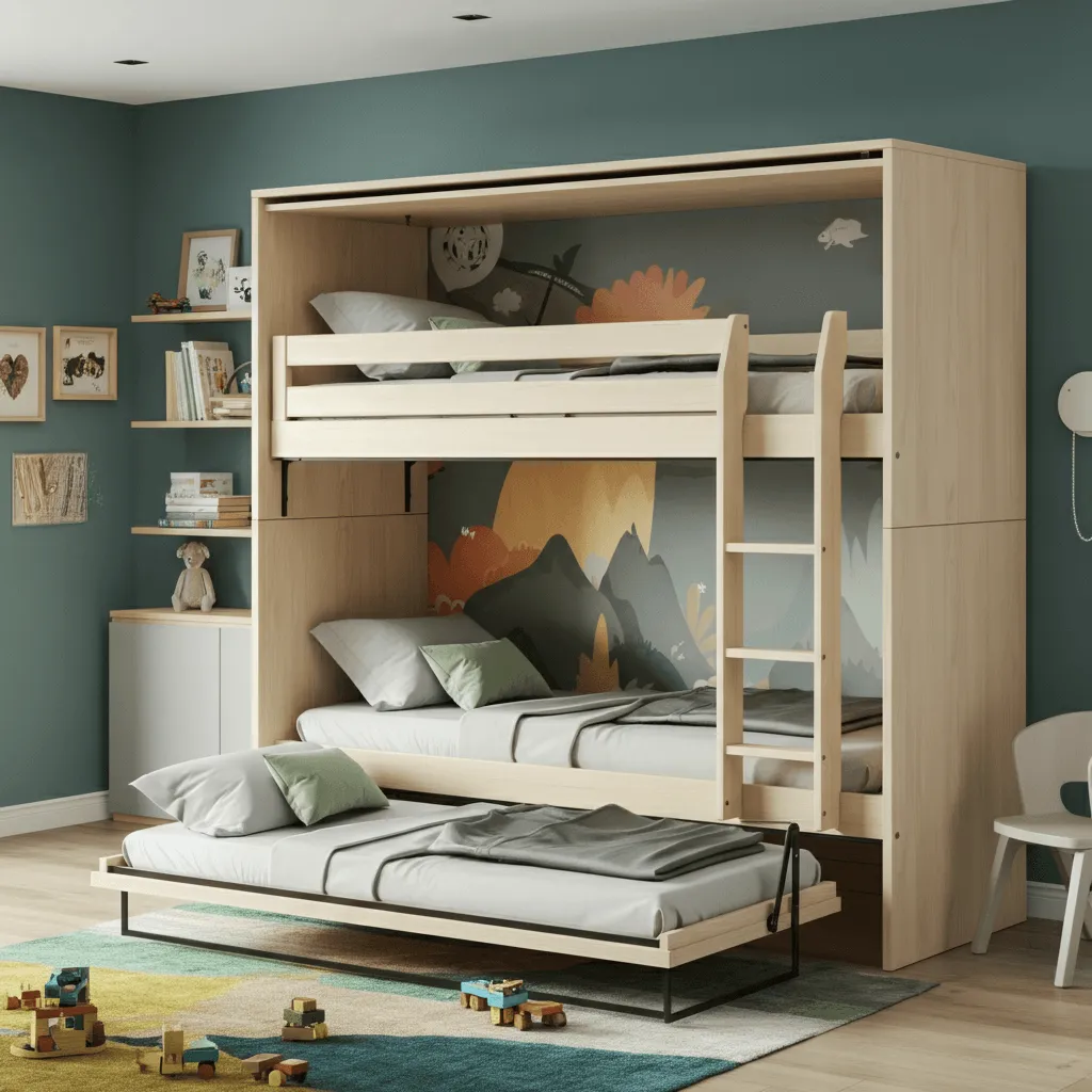 10 Murphy Bed Designs to Maximize Space and Style 7 Murphy Bunk Bed