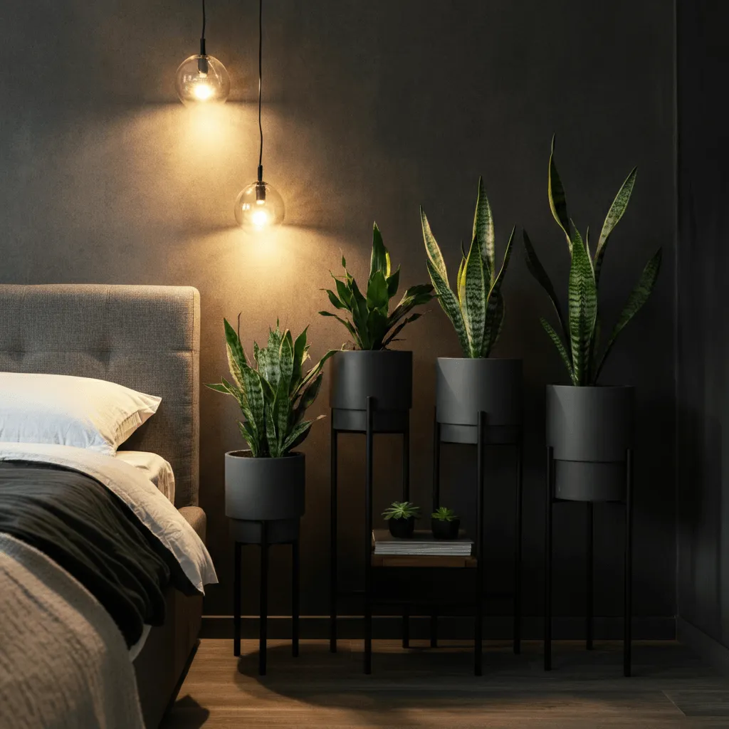 Natural Greenery Bedroom