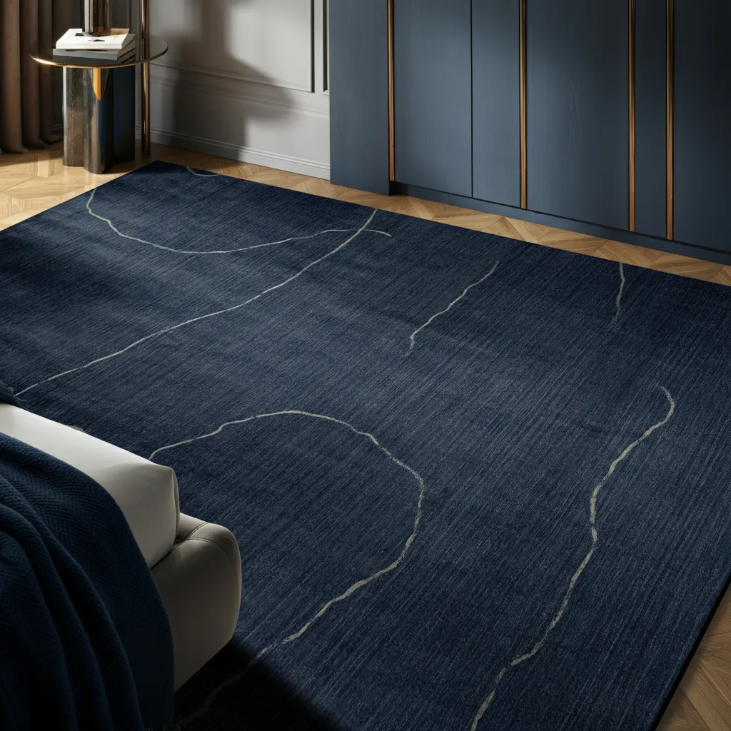 Navy Blue Area Rug