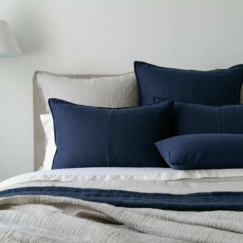 Navy Blue Throw Pillows