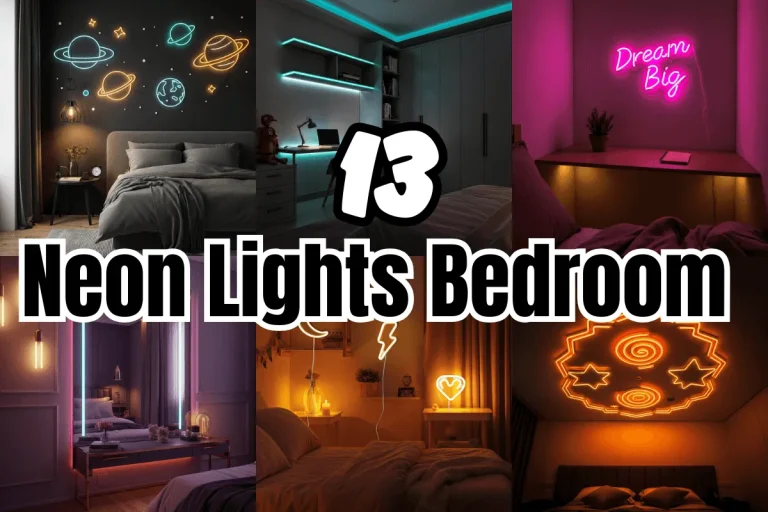 Neon Lights Bedroom