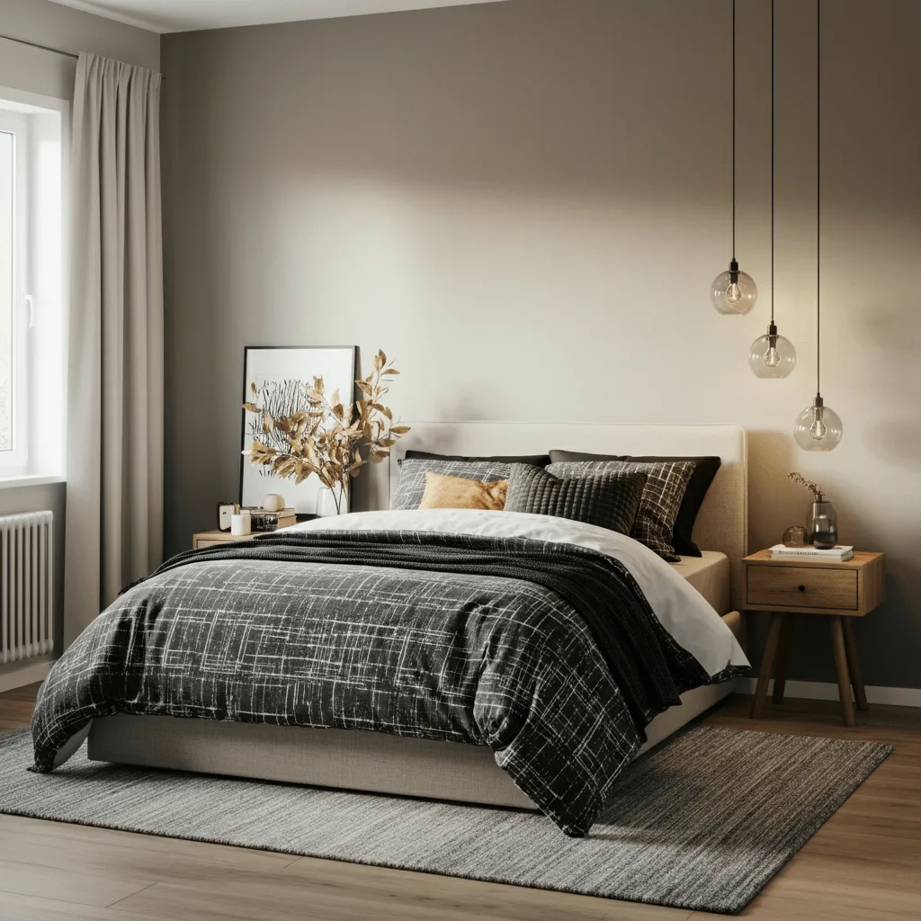 Neutral Walls with Bold Accents