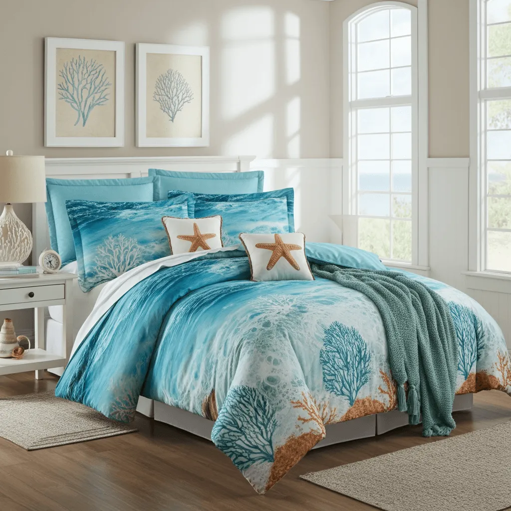 Ocean-Inspired Bedding