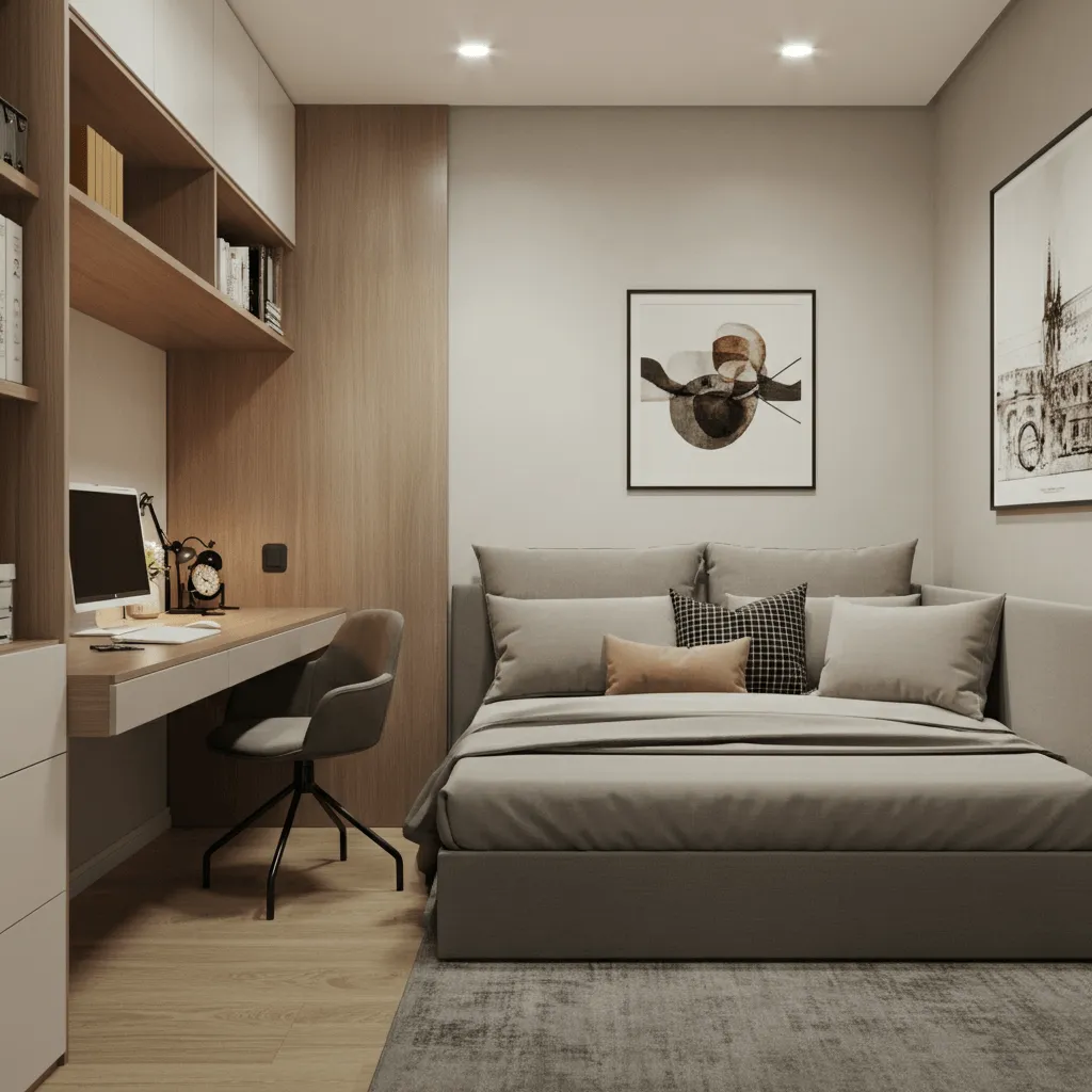 15 Home Office in Bedroom ideas That Feel Spacious & Chic 15 Office and Guest Space