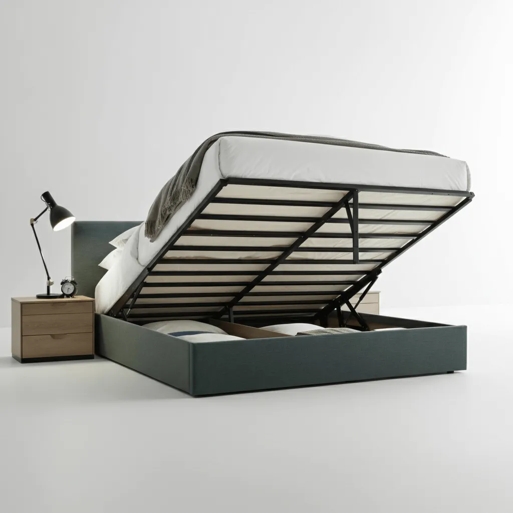 15 Smart Bedroom Storage Beds Ideas to Maximize Space 9 Ottoman Bed with Storage