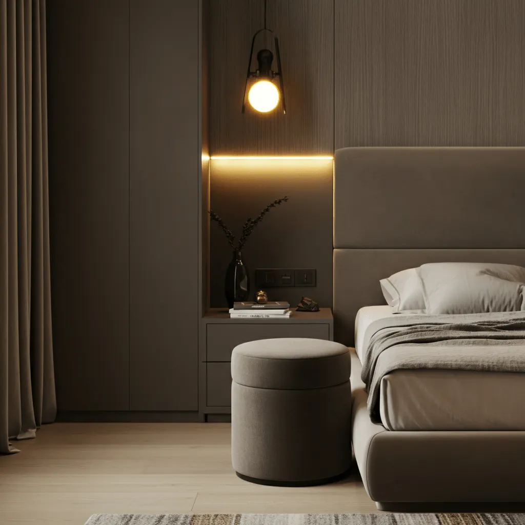 Ottoman with Hidden Storage