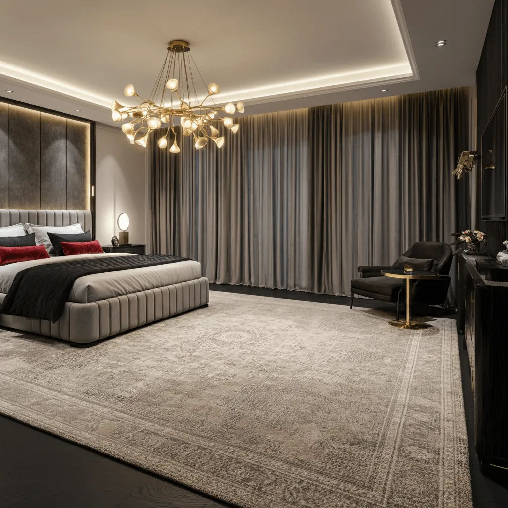 Oversized Area Rug Bedroom