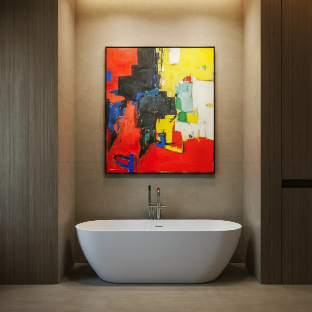 Oversized Statement Art Abstract