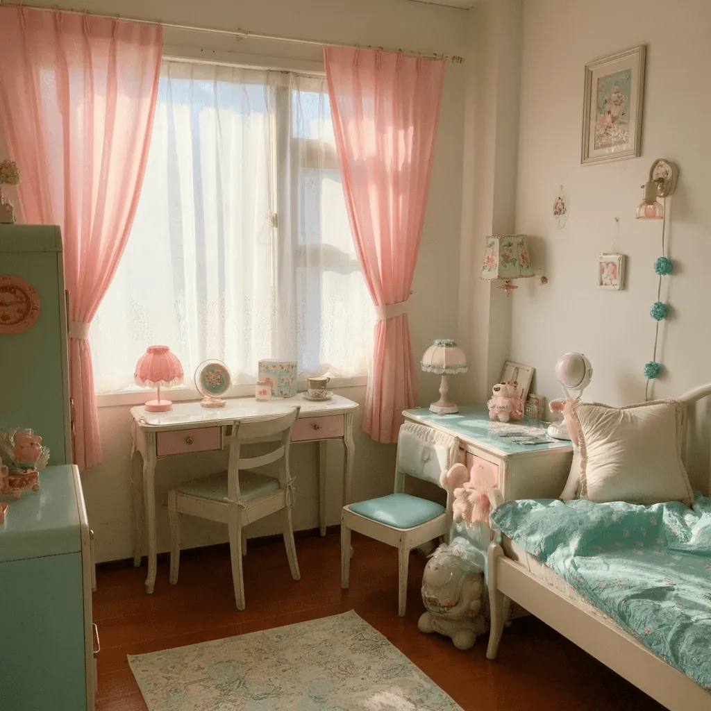 Pastel Accents Bedroom