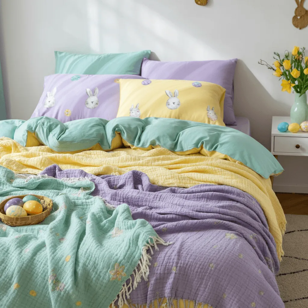 Pastel Bedding Decor