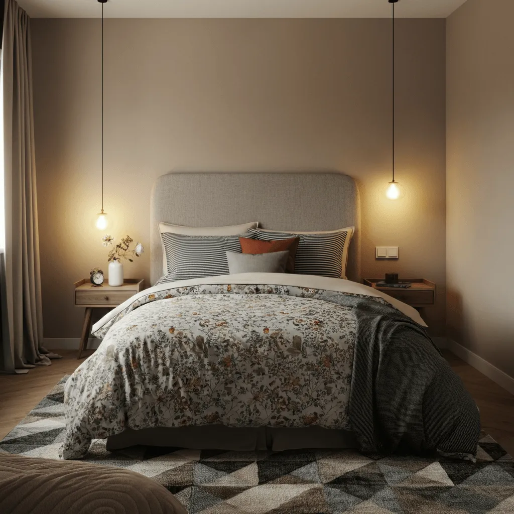 15 Cozy Bedroom Decor Ideas to Transform Your Space 12 Pattern Mixing