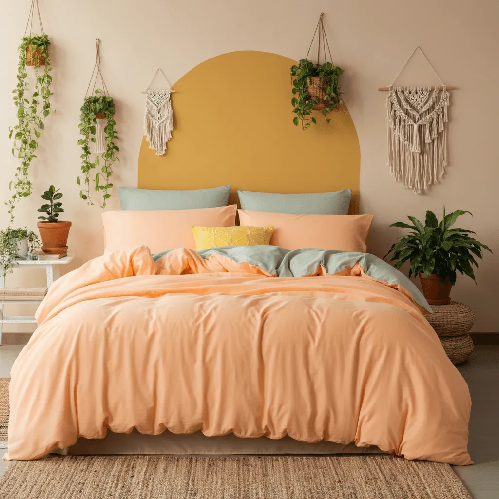 Peach Bedroom