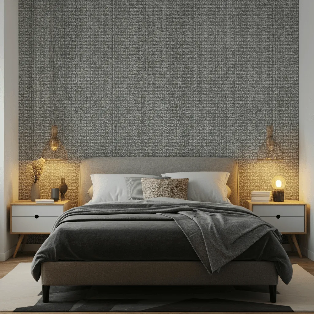 Peel-and-Stick Wallpaper Bedroom