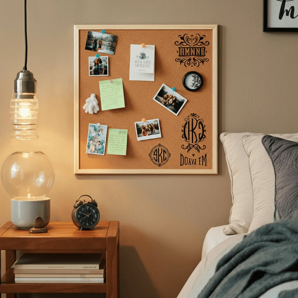 Personalized Cork Board