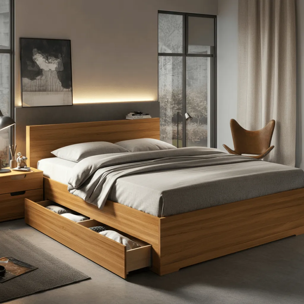 15 Smart Bedroom Storage Beds Ideas to Maximize Space 2 Platform Bed with Drawers