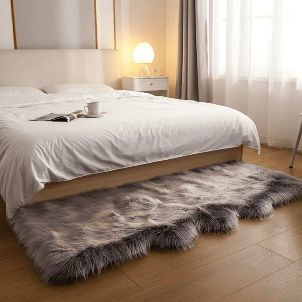 15 Romantic Bedroom Decor Ideas to Transform Your Space 14 Plush Area Rug