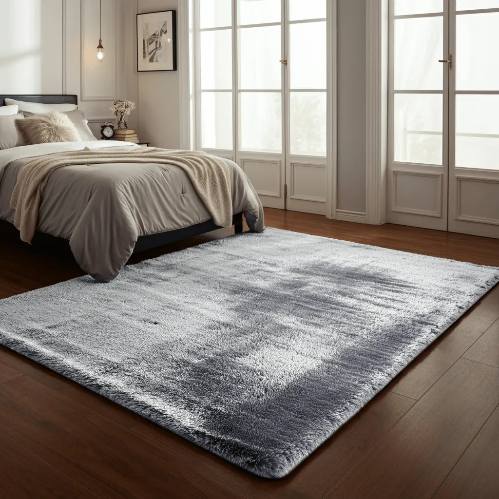 Plush Silver Rugs