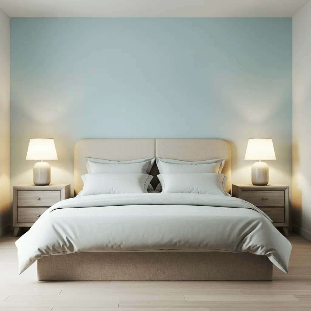 Powder Blue Bedroom