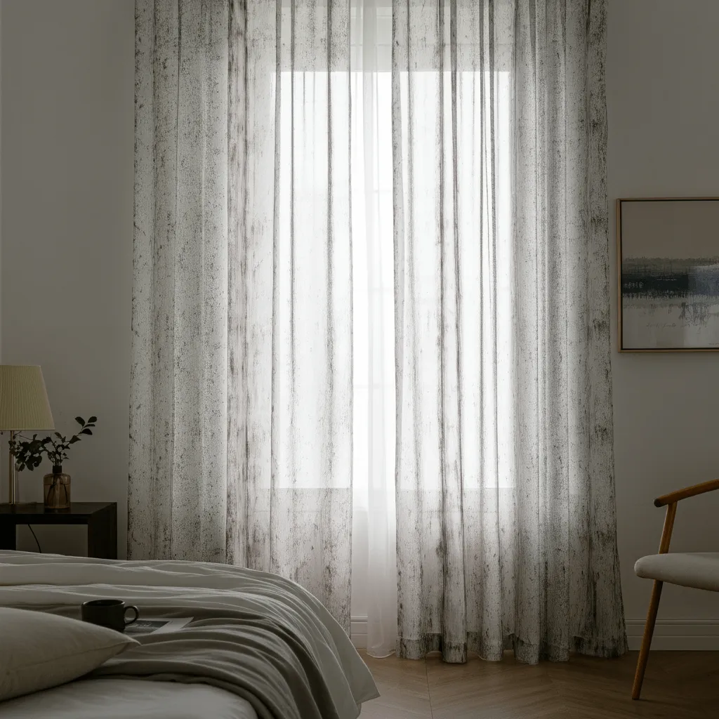 Printed Sheer Curtains