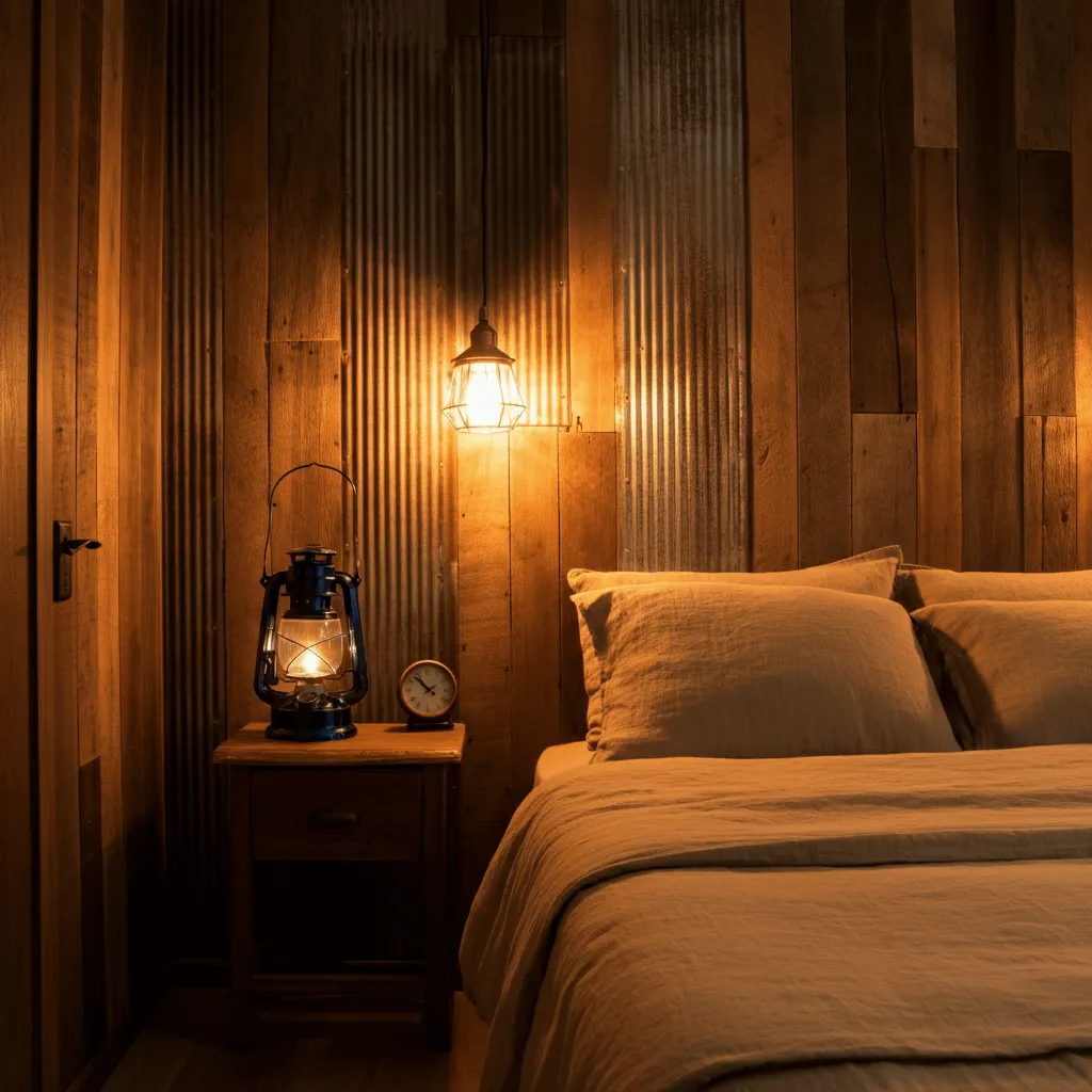 Reclaimed Materials Accent Wall