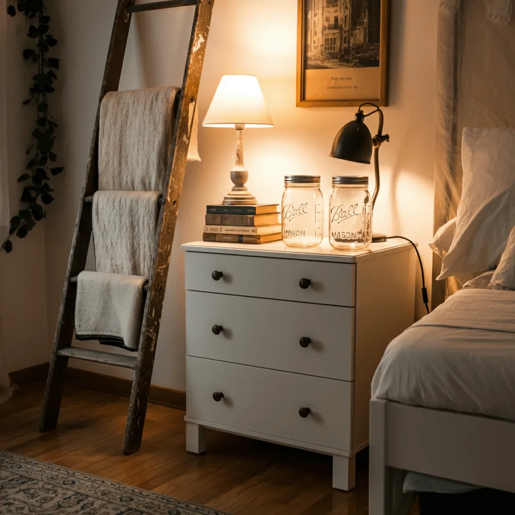 Repurposed Items Bedroom