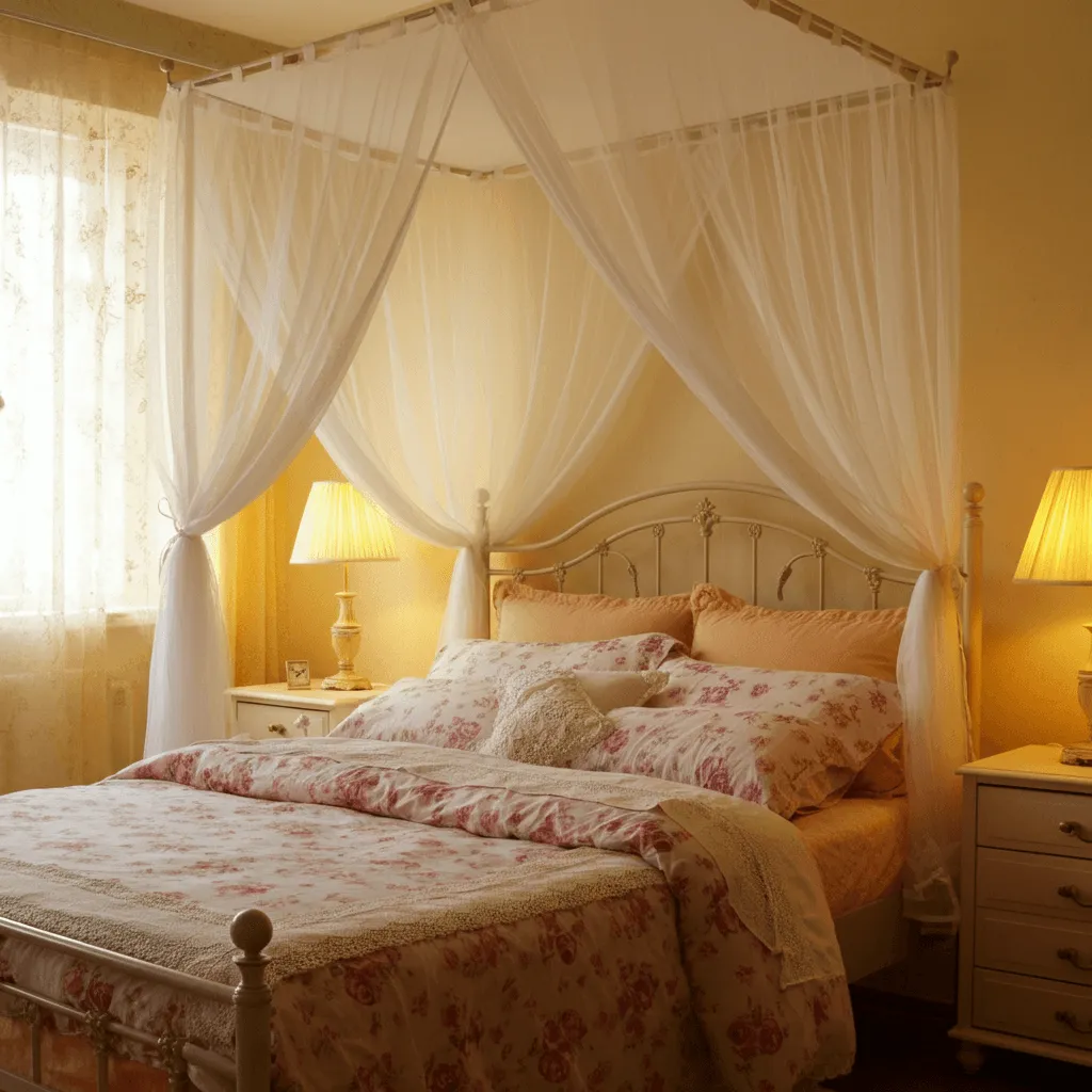10 Canopy Bed Design Ideas to Transform Your Bedroom 5 Romantic Sheer Canopy Bed