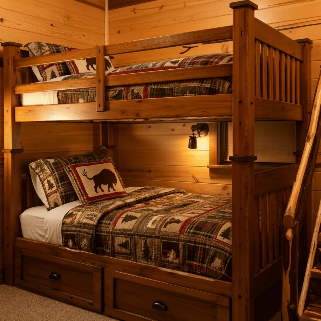 Rustic Bunk Beds