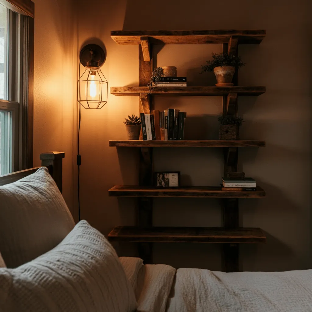 Rustic Wooden Shelves