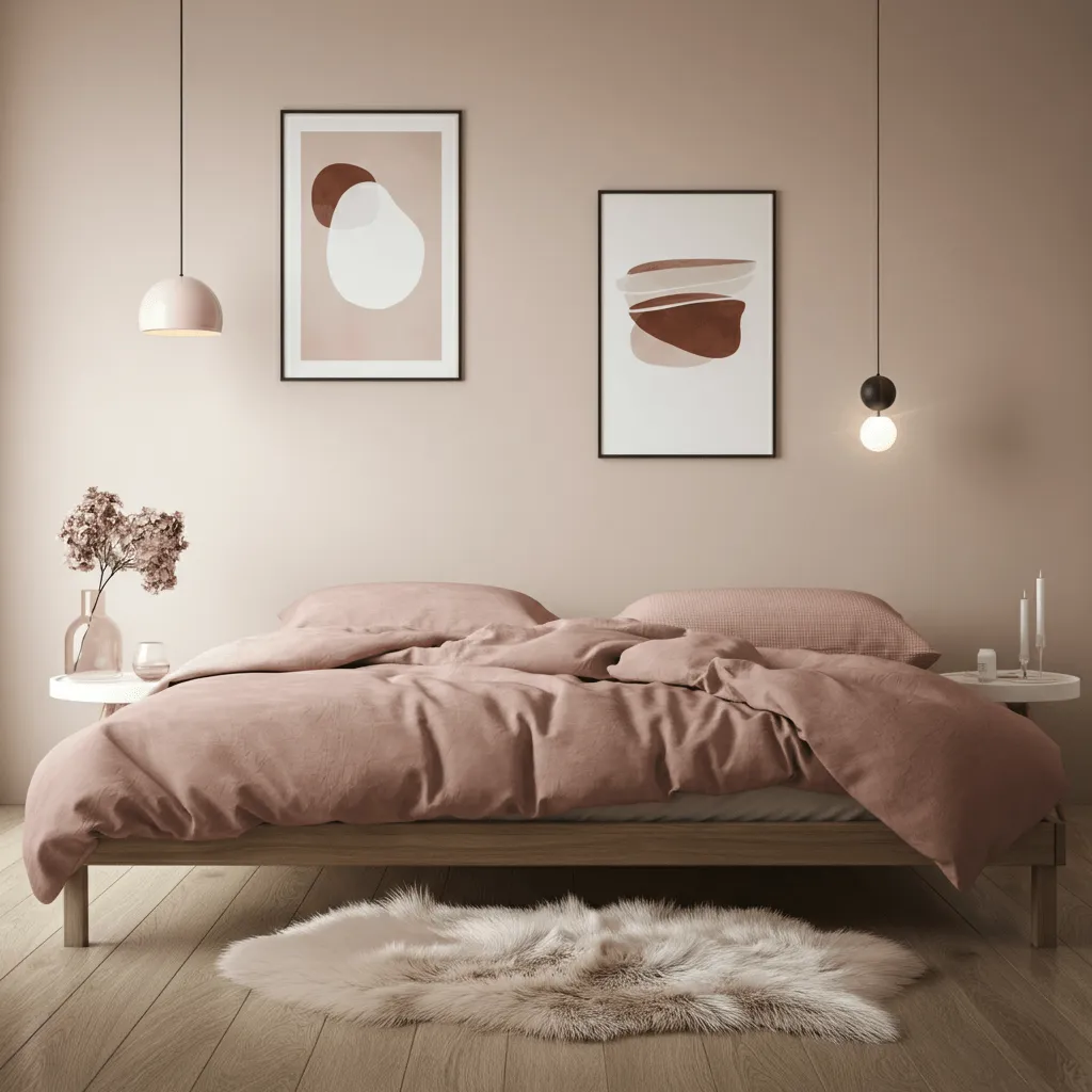 Scandi Rose Bedroom