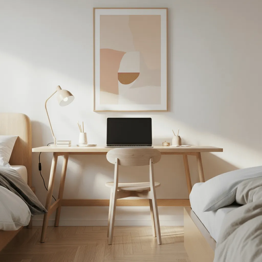 15 Home Office in Bedroom ideas That Feel Spacious & Chic 13 Scandinavian Workspace