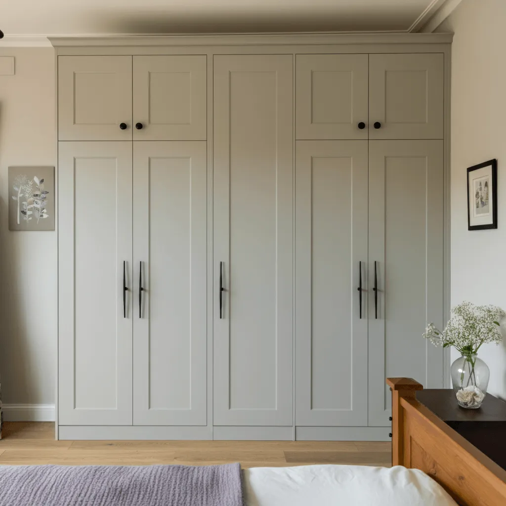 15 Inspiring Bedroom Built-in Wardrobe Designs for Modern Homes 8 Shaker-Style Wardrobe
