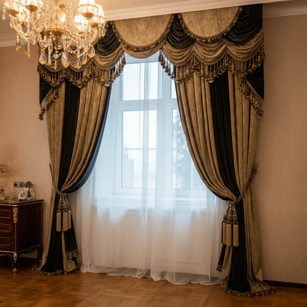 Sheer and Velvet Curtains