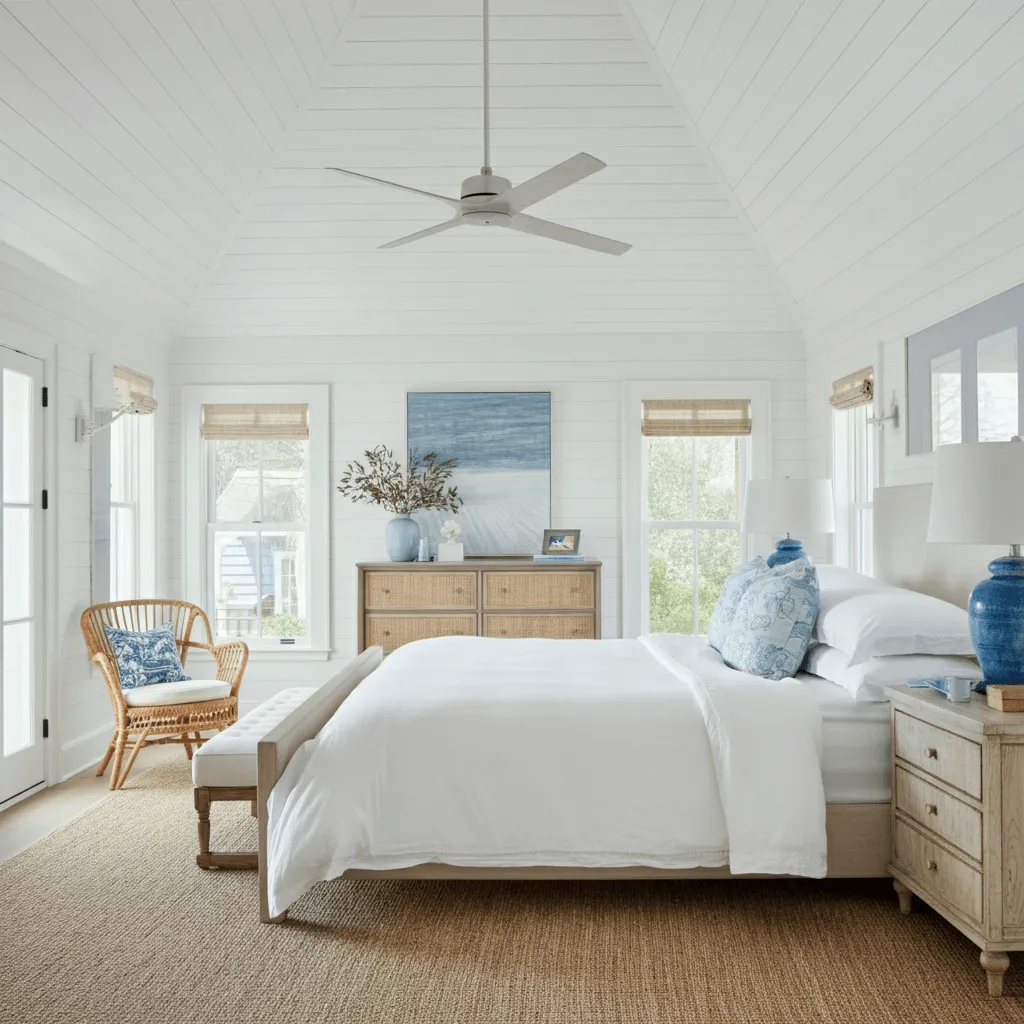 15 Stunning Bedroom Ceiling Ideas to Transform Your Space 8 Shiplap Ceilings