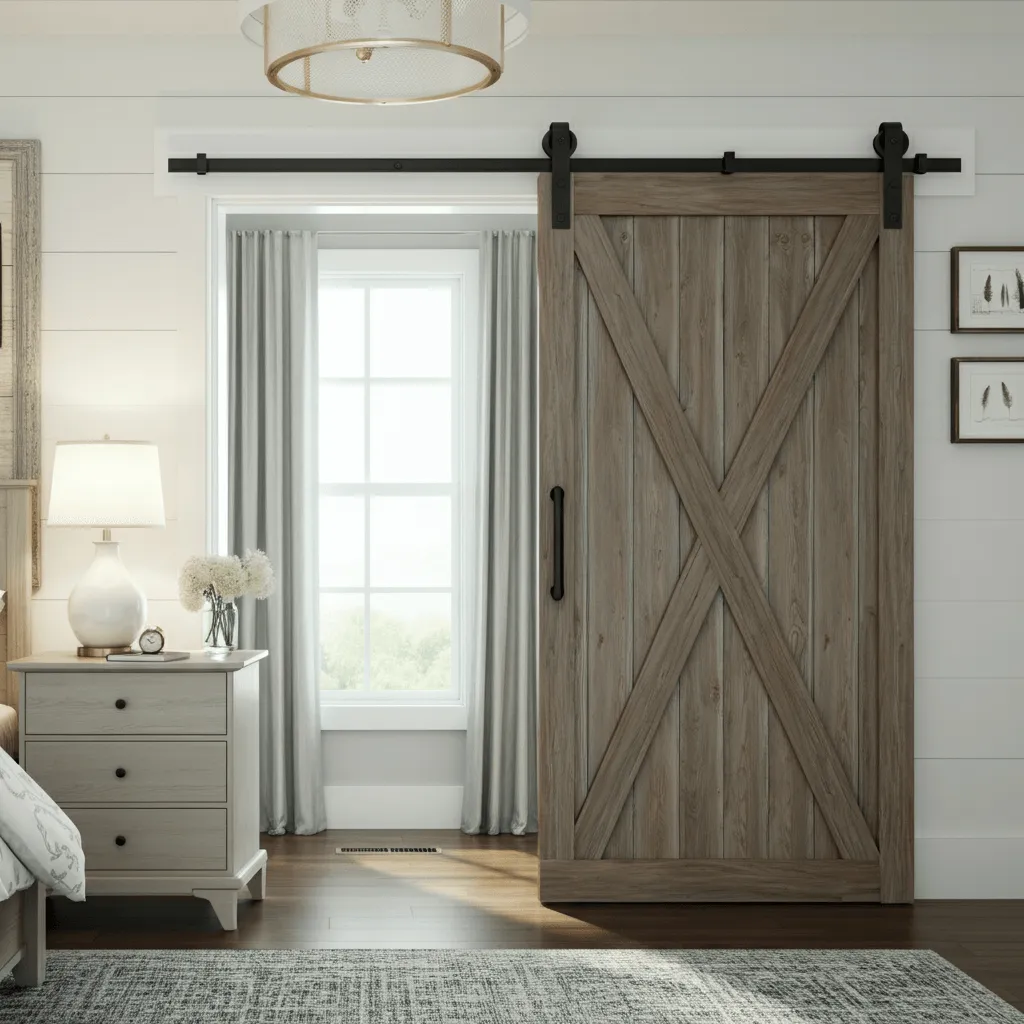 Sliding Barn Door Bedroom