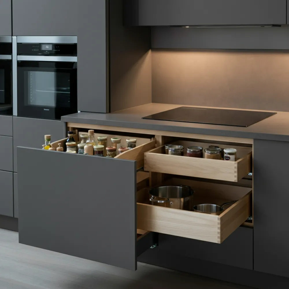 Smart Storage Pull-Out Spice Racks