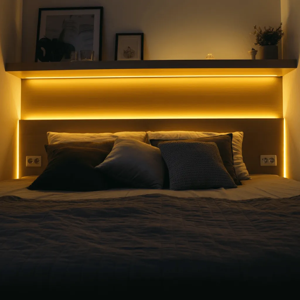 15 Cozy Bedroom Decor Ideas to Transform Your Space 15 Soft Backlighting