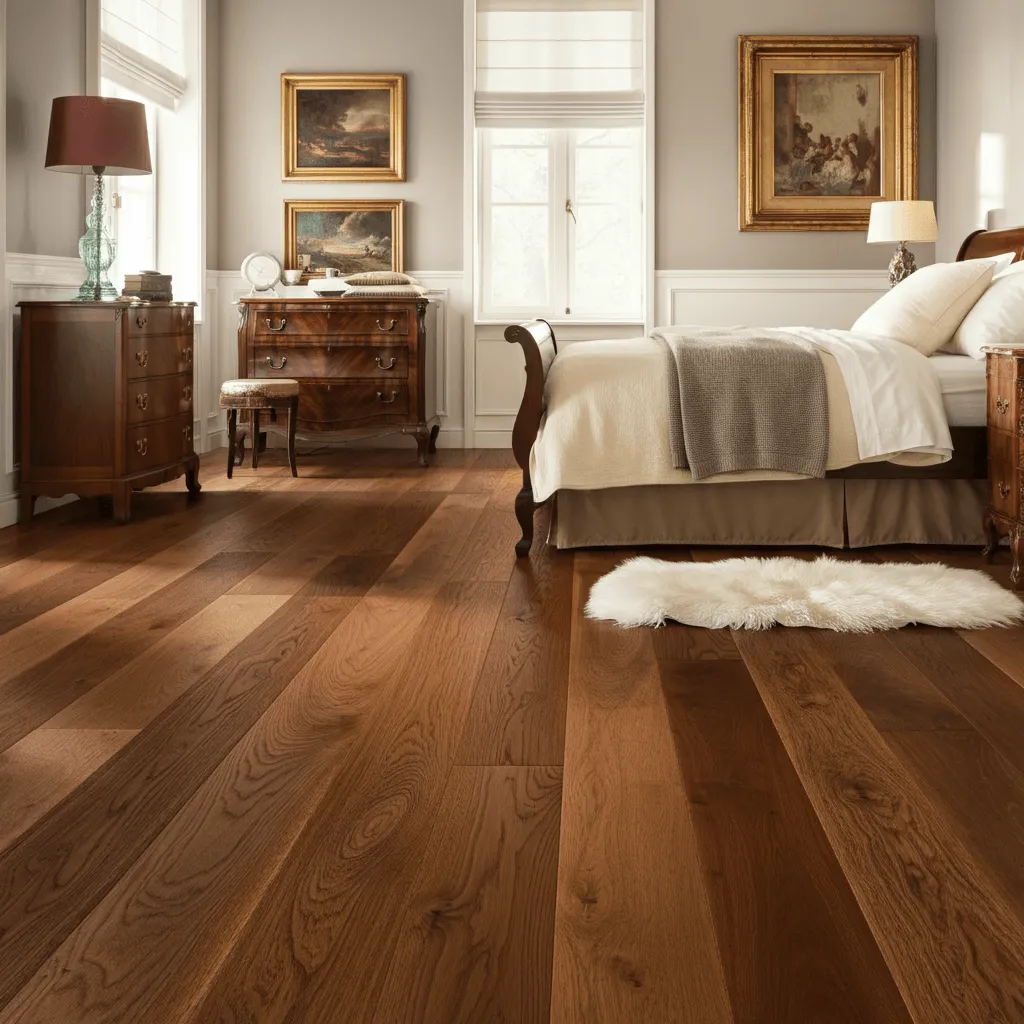 Solid Hardwood Bedroom