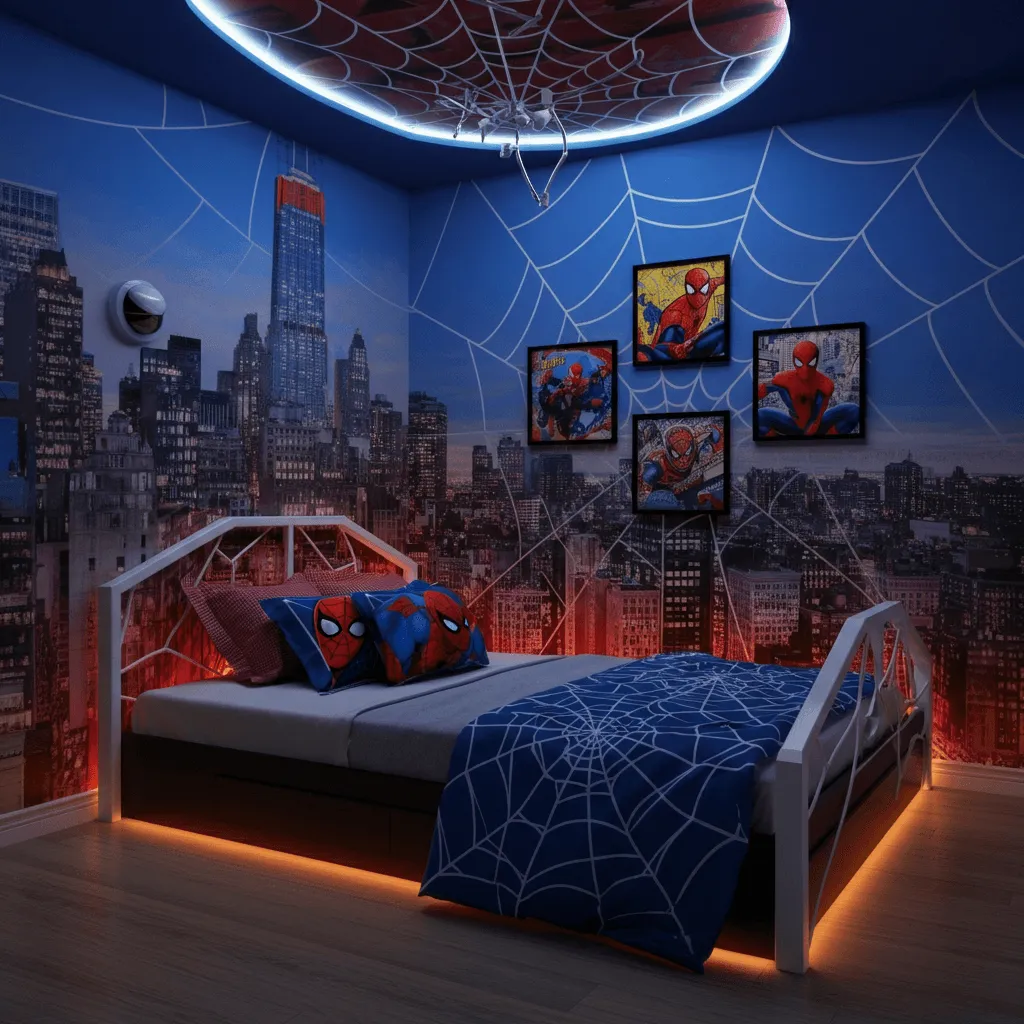 Spider-Man Skyline Bedroom