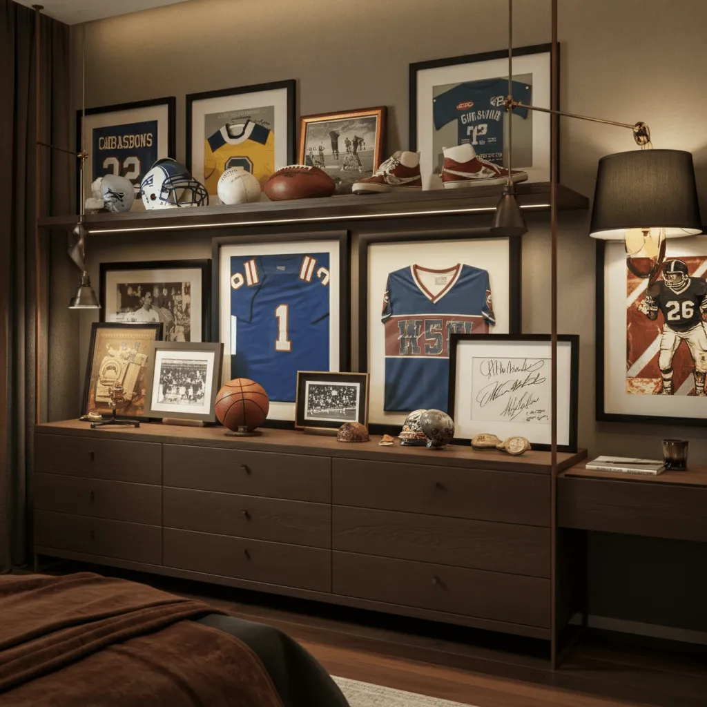 Sports Memorabilia Bedroom