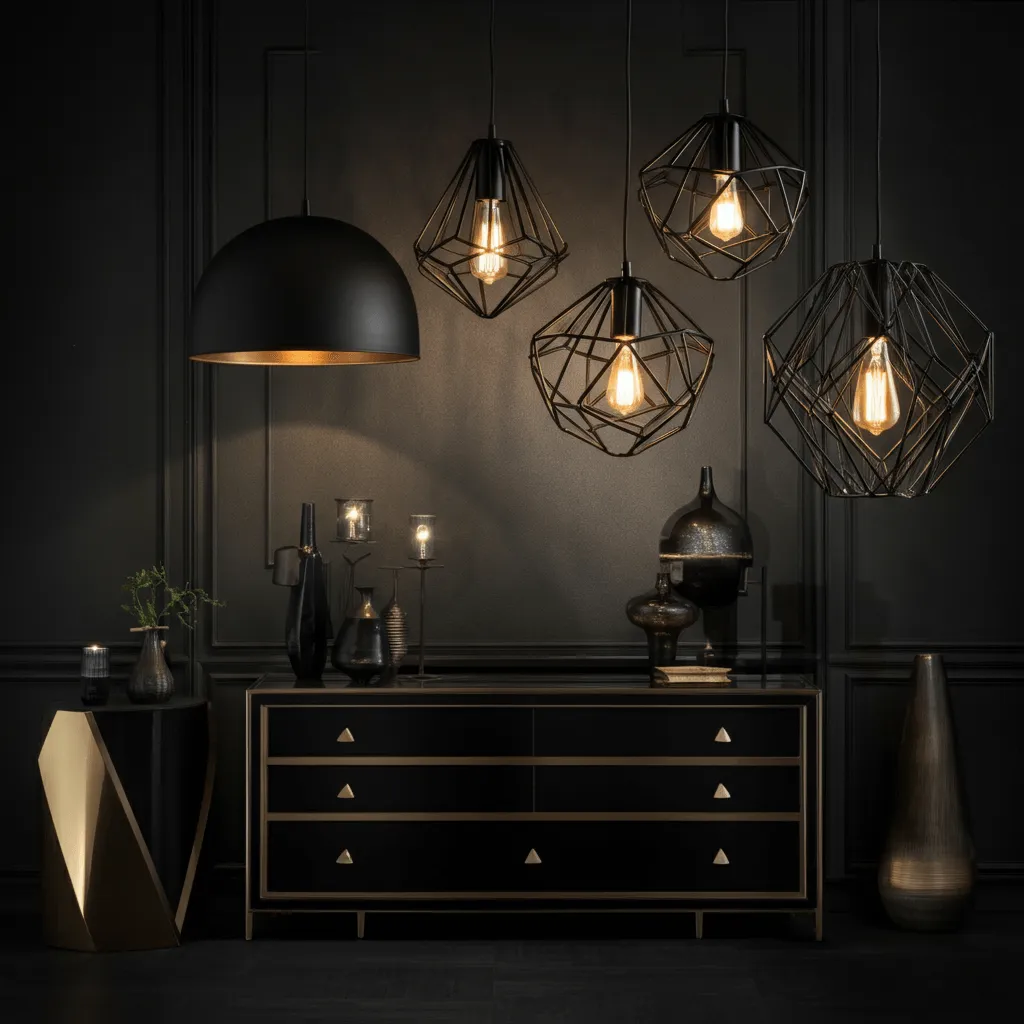 Statement Black Lighting