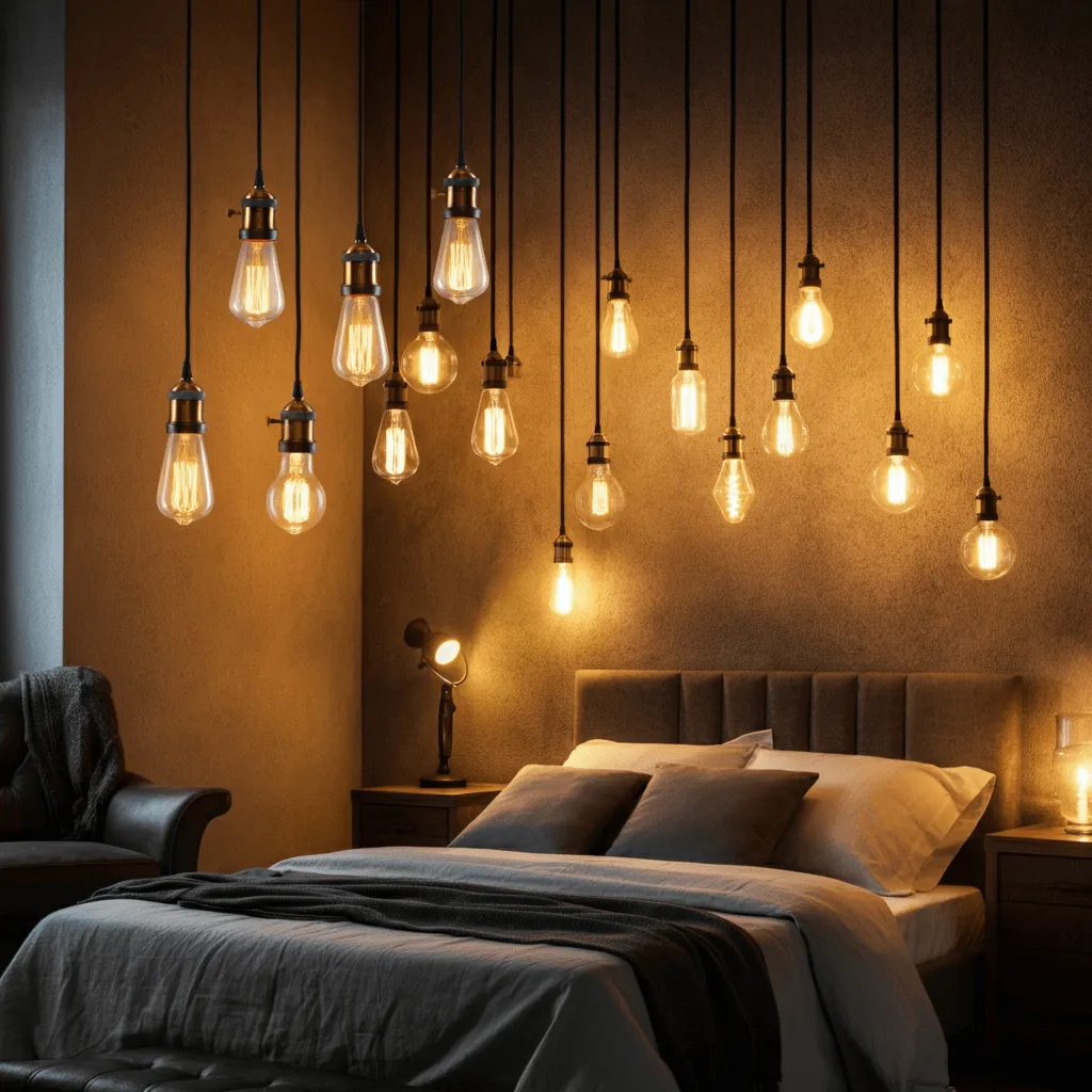 Statement Lighting Bedroom
