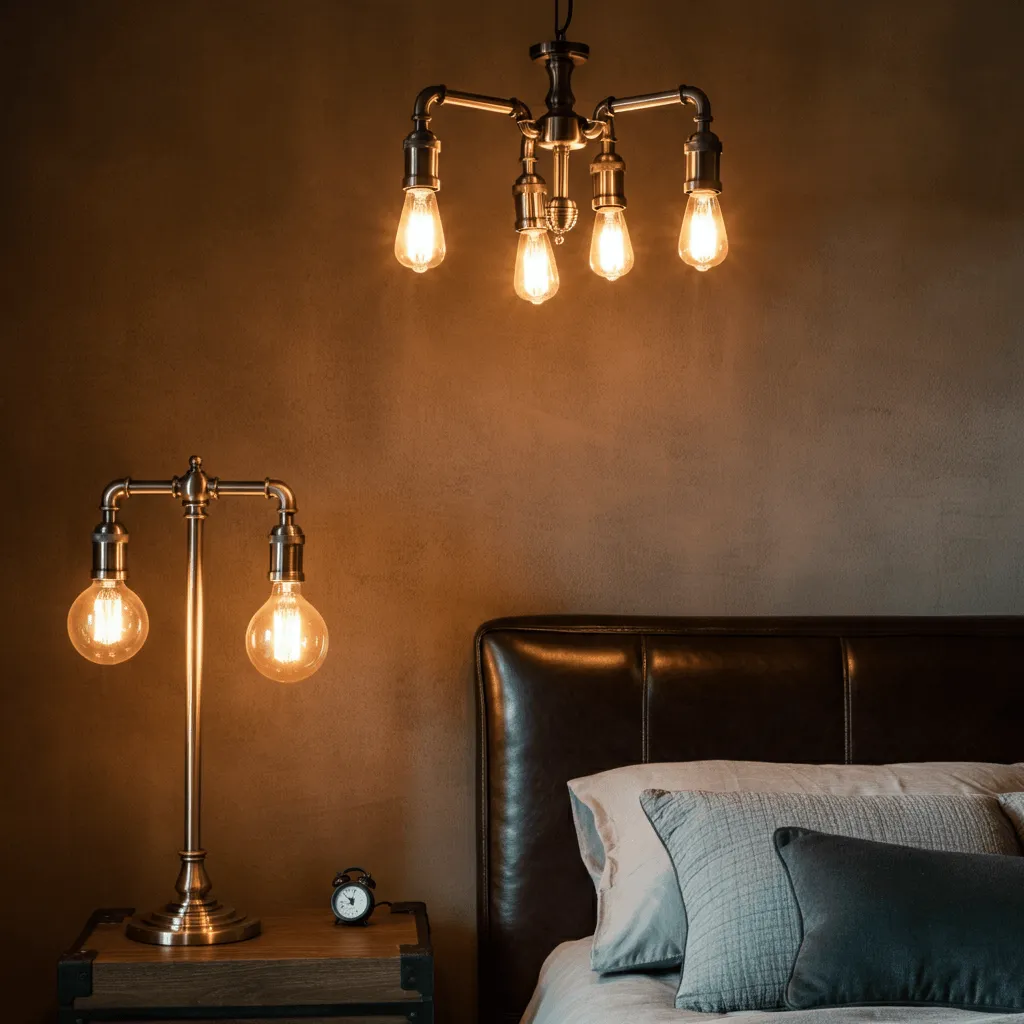 Statement Lighting Bedroom