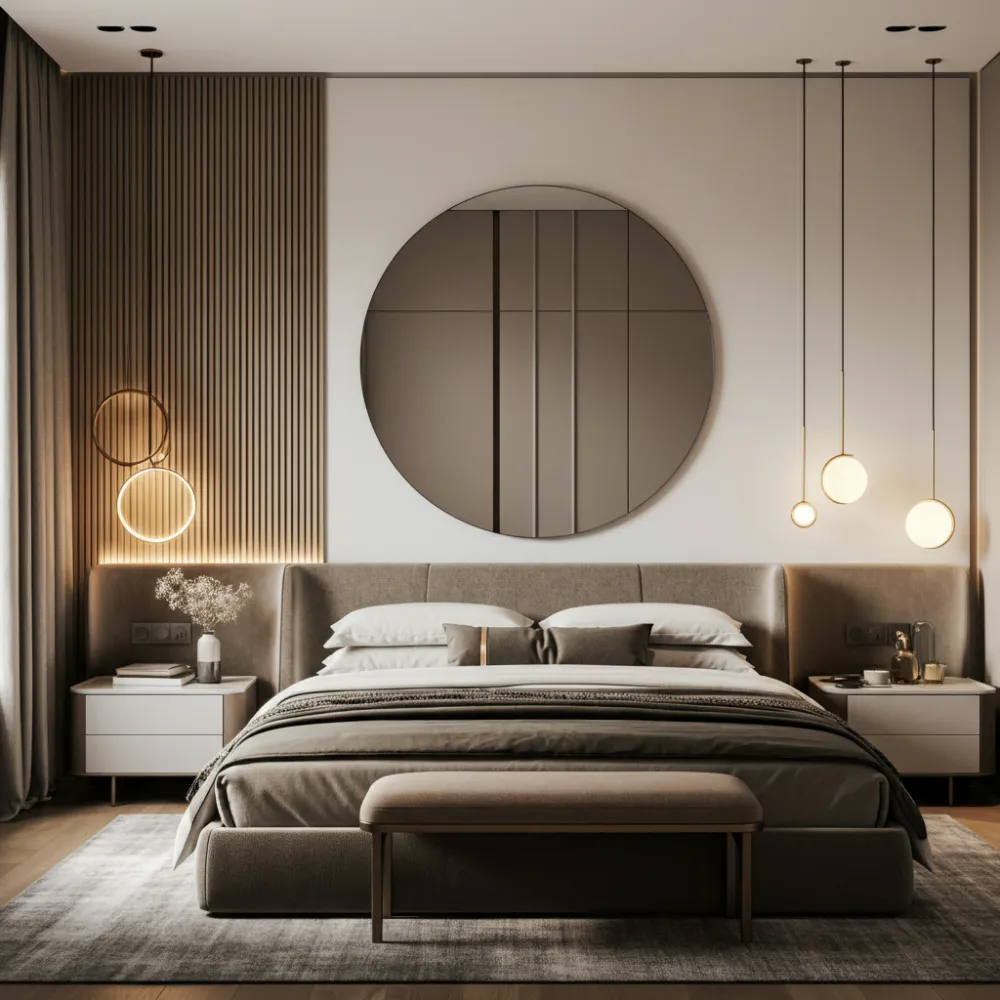 Statement Mirror with Unique Frame