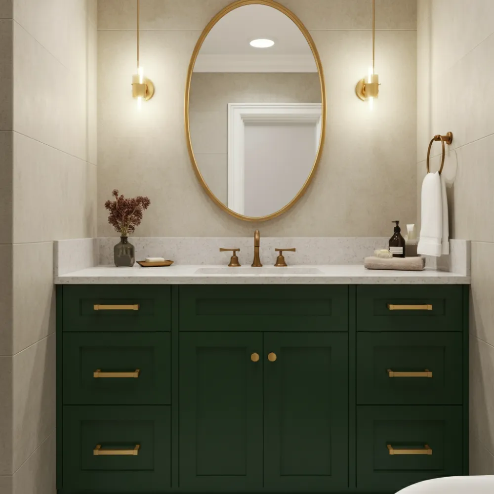 Statement Vanity Bathroom