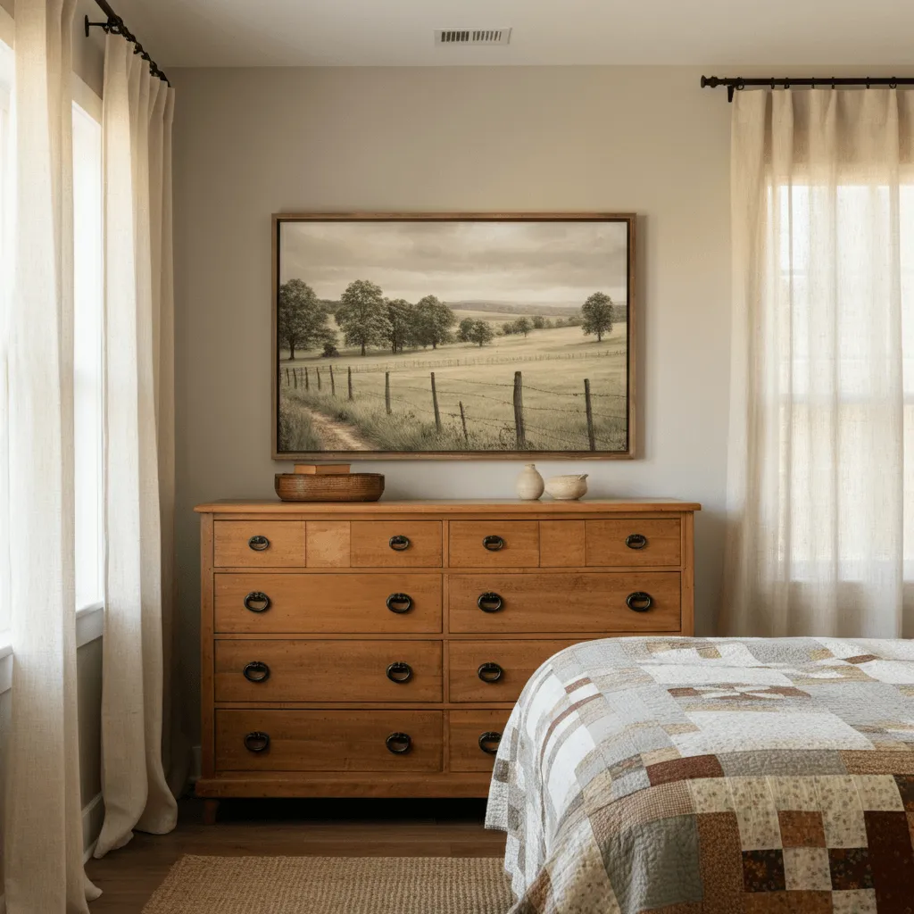 Charming Farmhouse Bedroom Wall Decor Ideas to Try Now 7 Statement Wall Art