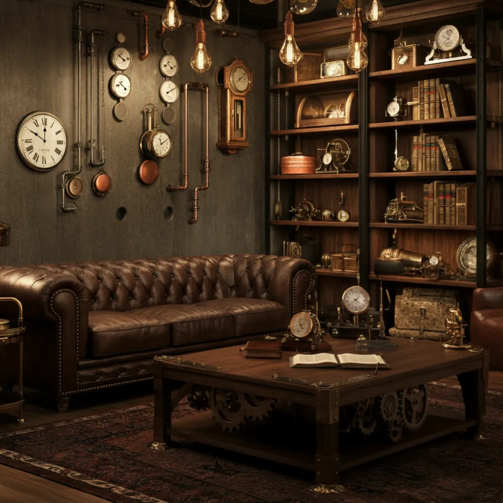 Steampunk Living Room