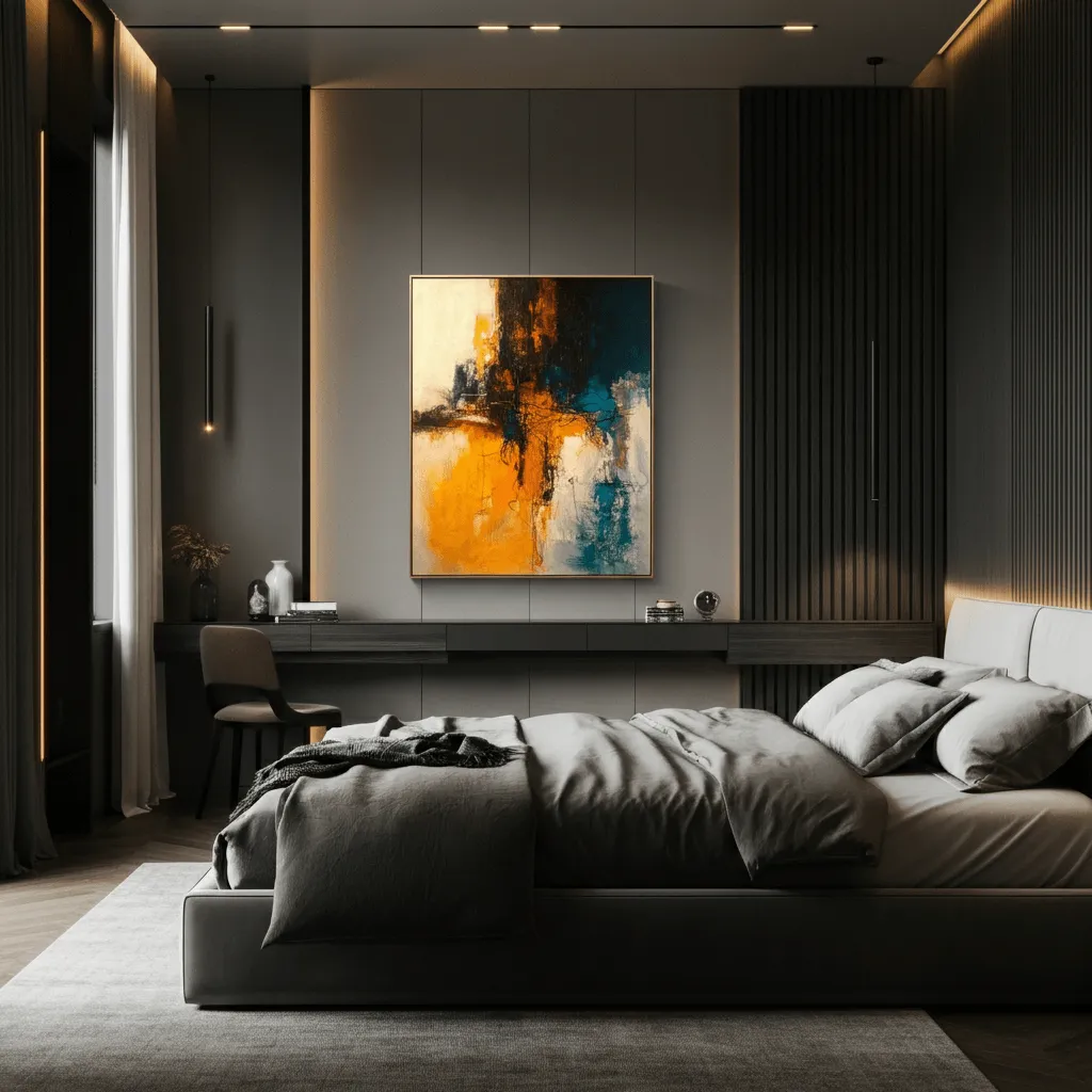 Striking Wall Art Bedroom