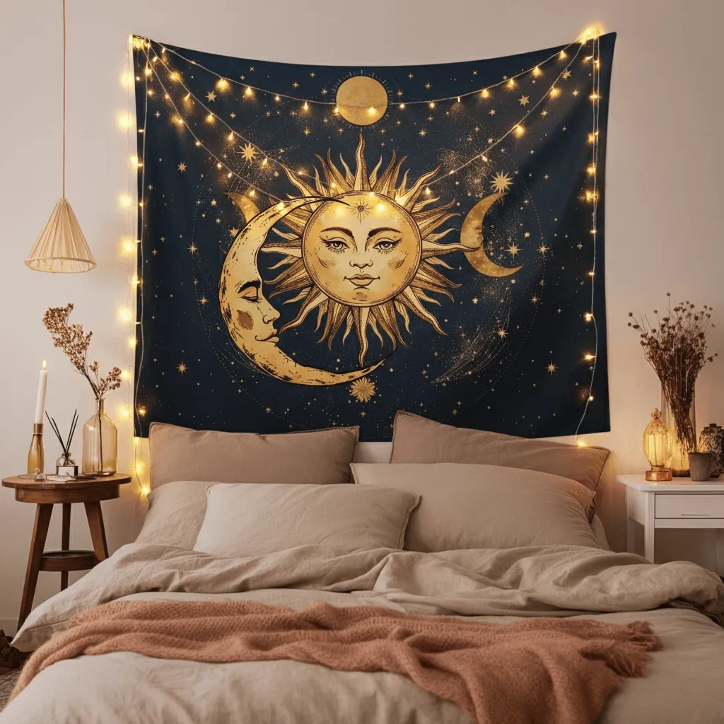 Sun and Moon Tapestry