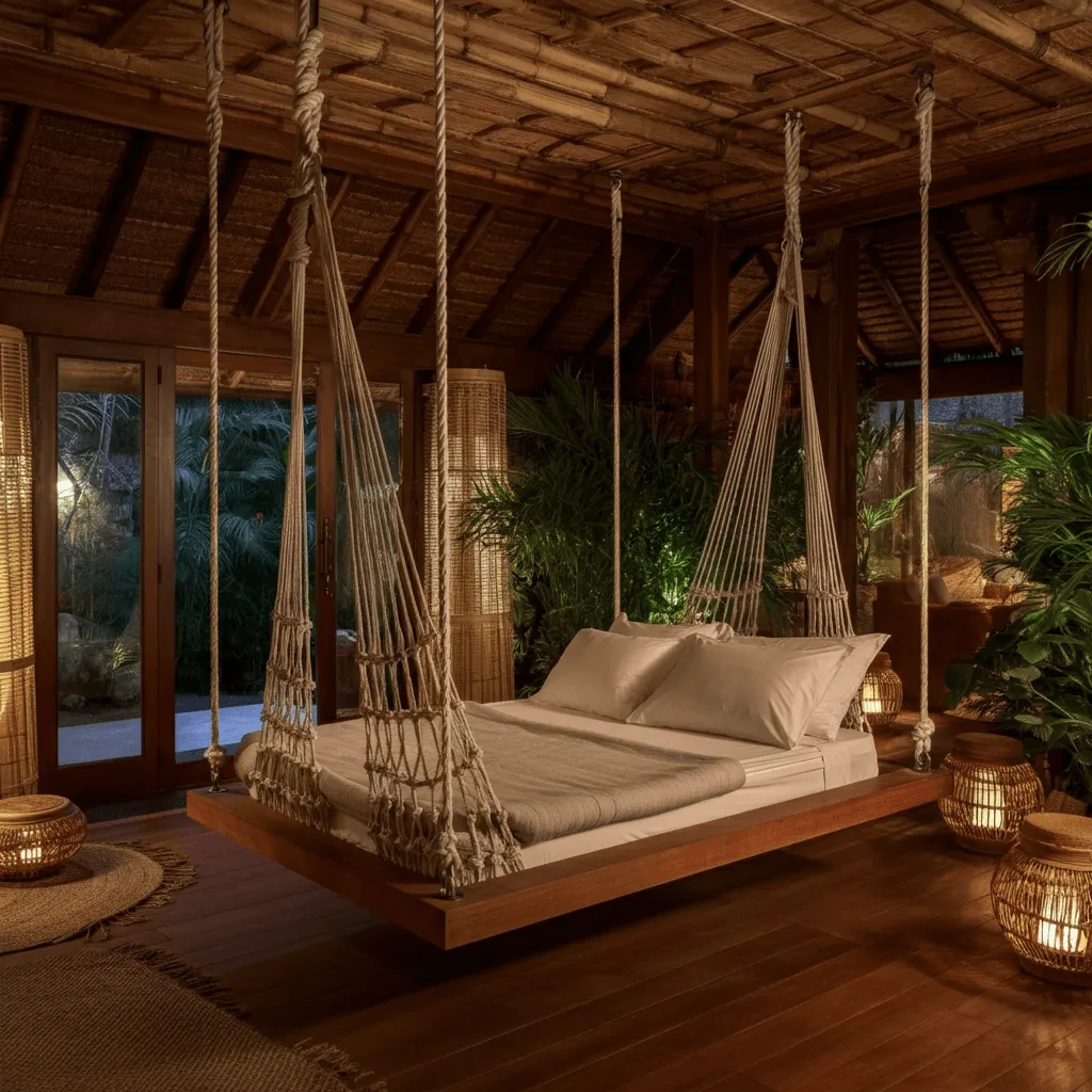 Suspended Hammock Bed